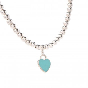 18K Return to Tiffany Heart Tag Bead Necklace