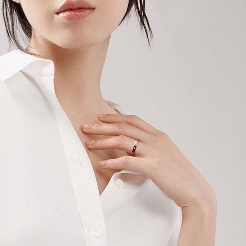 18K Rose Gold Tiffany Wedding  Ring