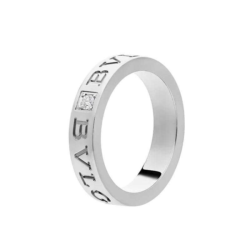 18K White Gold BVLGARI Diamond Ring