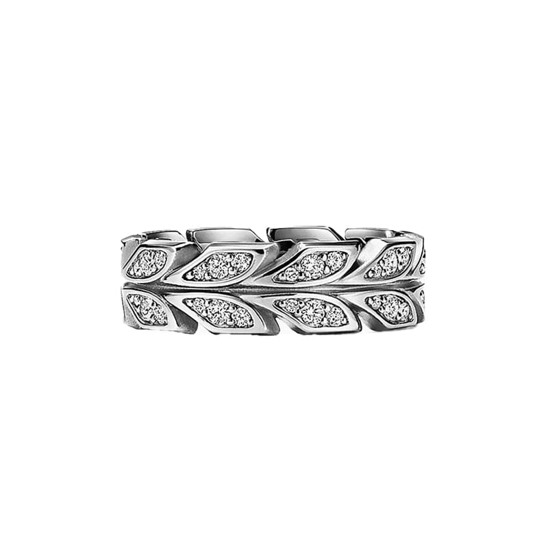 18K White Gold Victoria Vine Ring