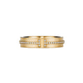 18K Yellow Gold Tiffany Narrow Diamond Ring