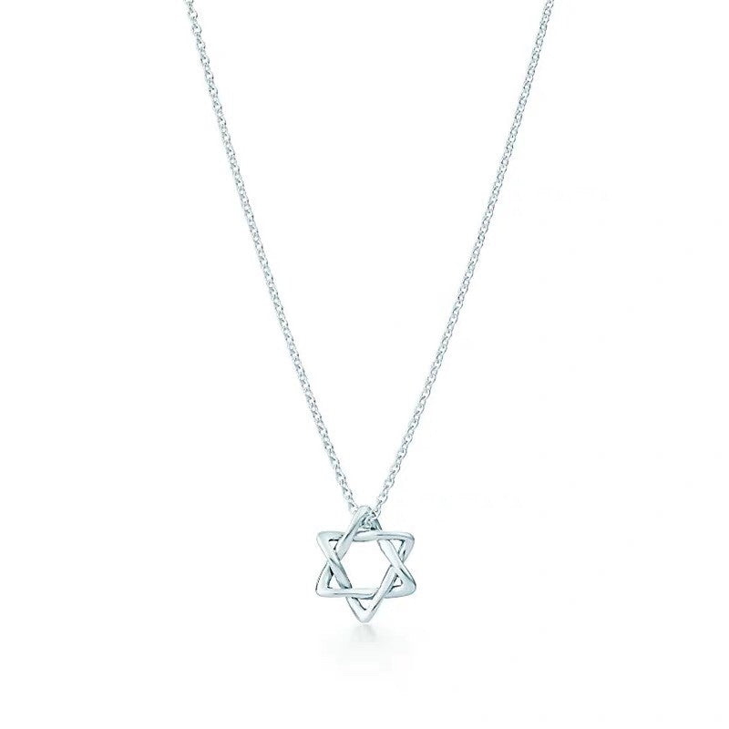 18K Star of David Pendant Necklace