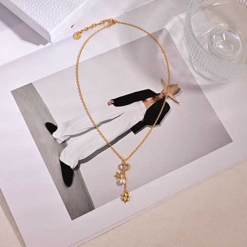 18K Petit Dior Lucky Charms Necklace