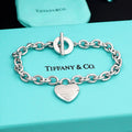 18K Tiffany Tag Chain Bracelet
