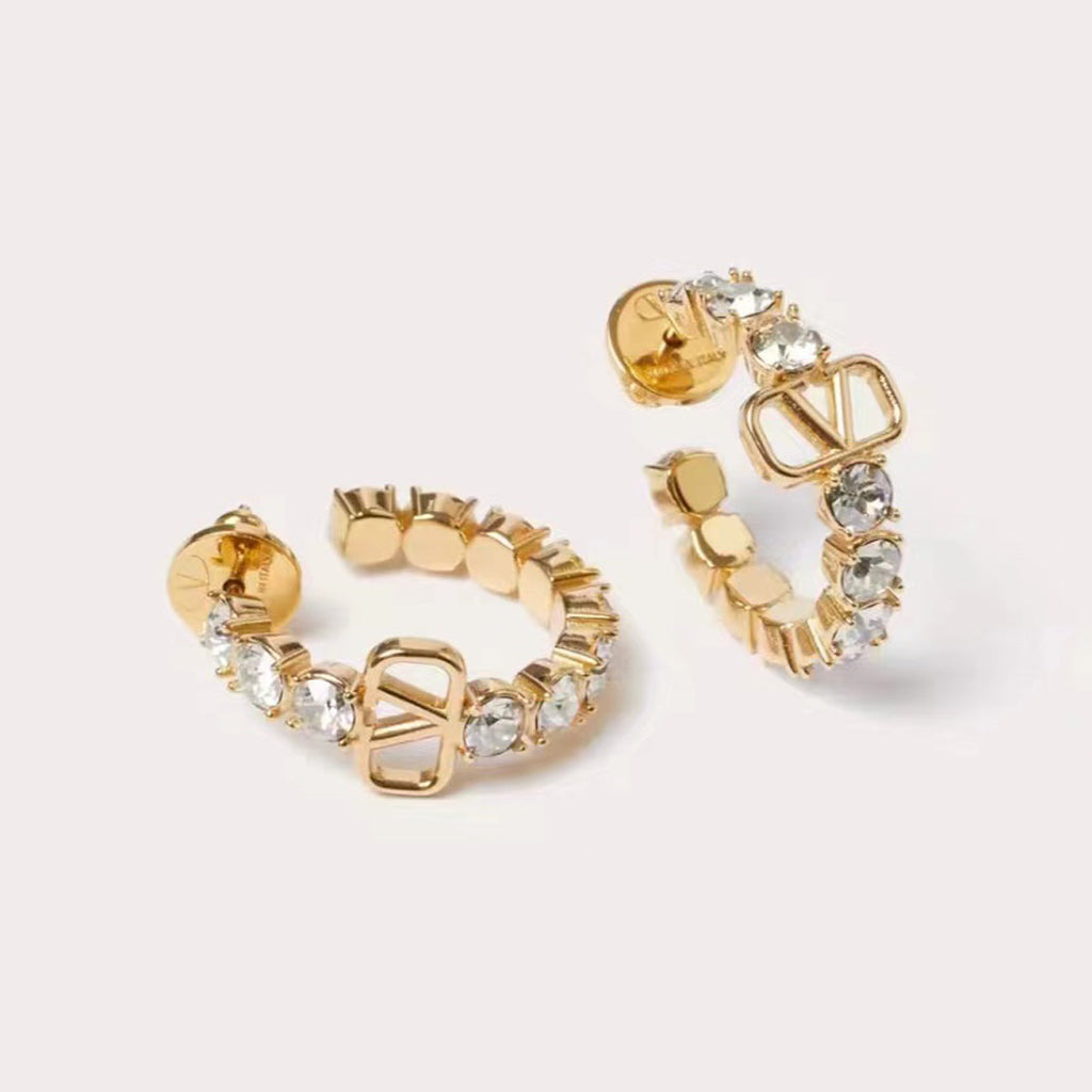18K Valentino Valentino Signature Earrings