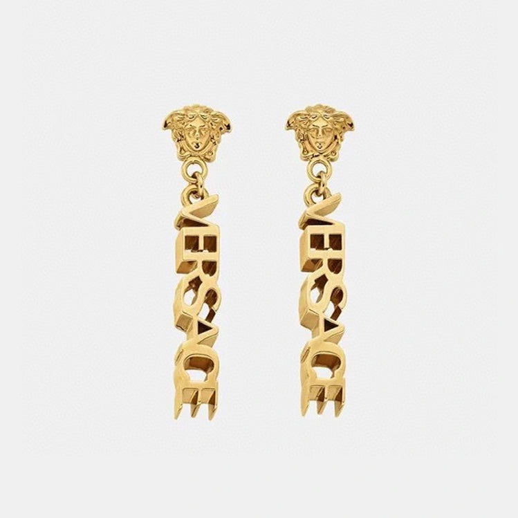 18K Medusa Earrings
