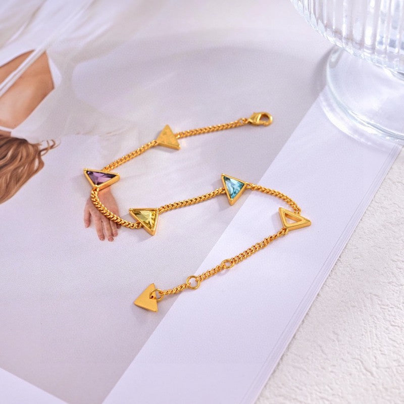 18K Prada Eternal Gold Semi-Precious Stones Bracelet