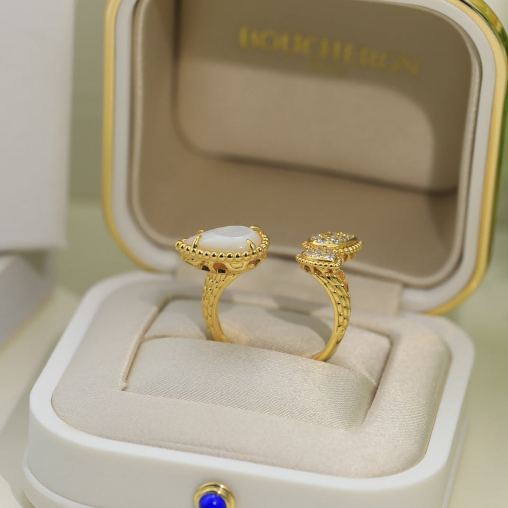 18K Serpent Boh¨¨me Diamonds Ring