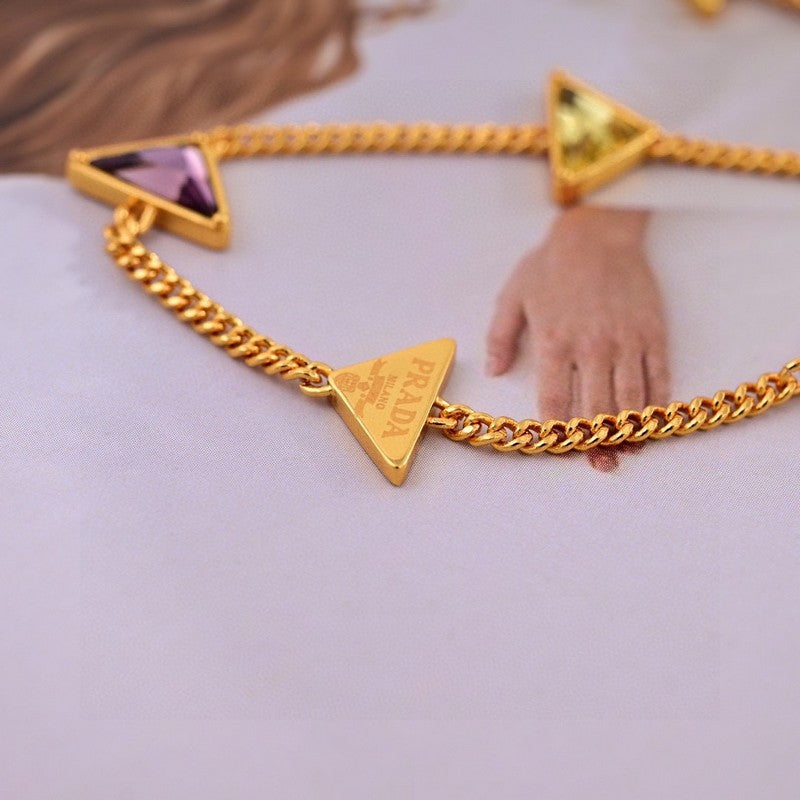18K Prada Eternal Gold Semi-Precious Stones Bracelet