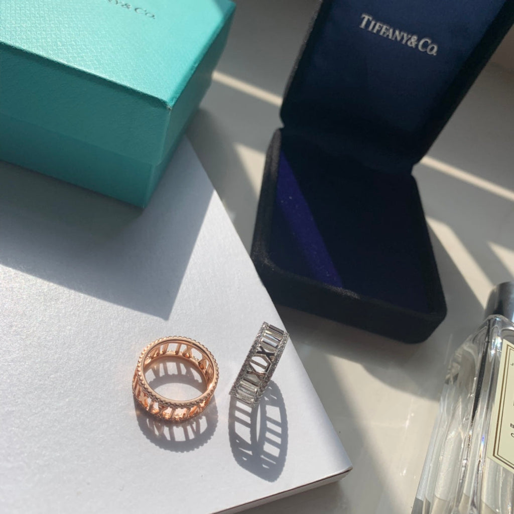 18K Tiffany Atlas Diamond Ring