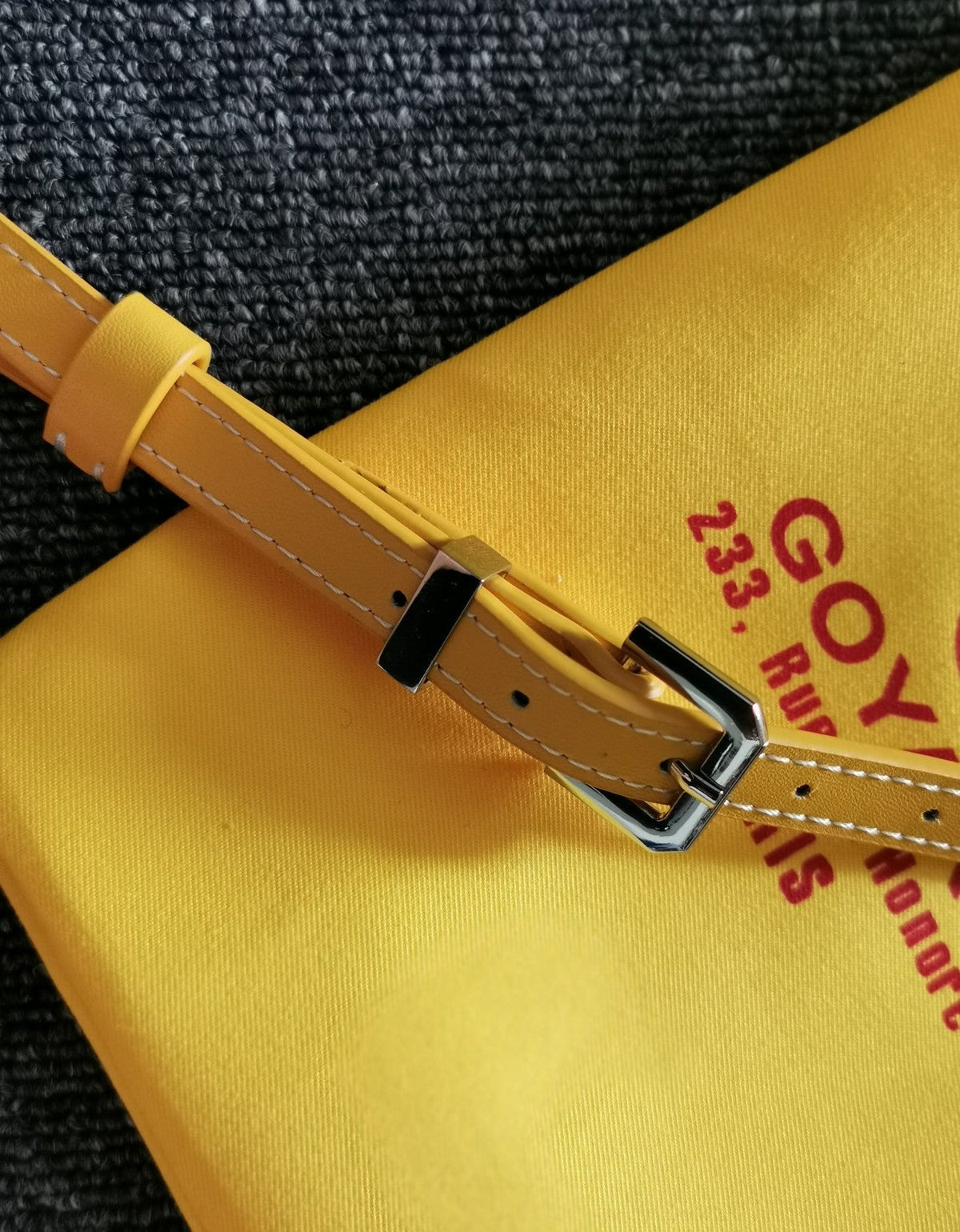 CAP-VERT PM BAG 23X8X14CM YELLOW CANVAS
